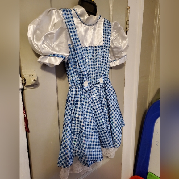 Kids Dorothy Wizard of Oz Costume Dress  size: small - Picture 2 of 8